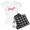 thumbnail image 1 of CafePress - Pink Basset Hound - Women's Light Pajamas, 1 of 4
