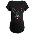 thumbnail image 1 of CafePress - Pink Bunny Face Maternity Dark T Shirt - Maternity Dark T-Shirt, 1 of 3