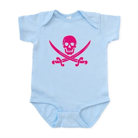 CafePress - Pink Calico Jack Infant Bodysuit - Baby Light Bodysuit, Size Newborn - 24 Months