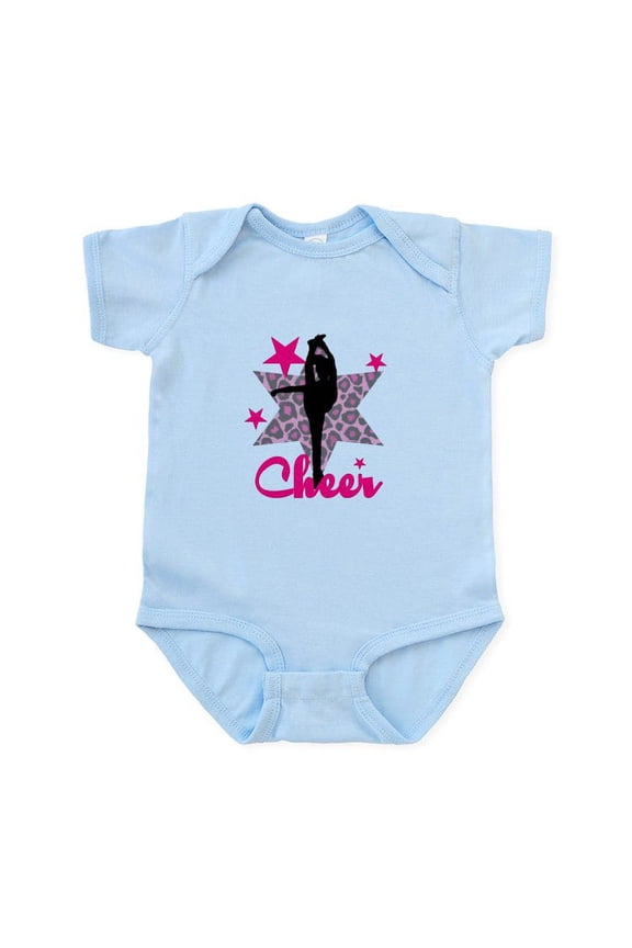- Pink Cheerleader Body Suit - Baby Light Bodysuit, Size Newborn - 24 Months