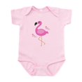 thumbnail image 1 of CafePress - Pink Flamingo Hearts Body Suit - Baby Light Bodysuit, Size Newborn - 24 Months, 1 of 4