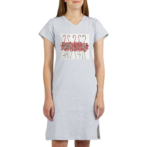 CafePress - Pink Flamingos T Shirt - Women's Nightshirt