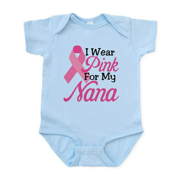 CafePress - Pink For Nana Infant Bodysuit - Baby Light Bodysuit, Size Newborn - 24 Months