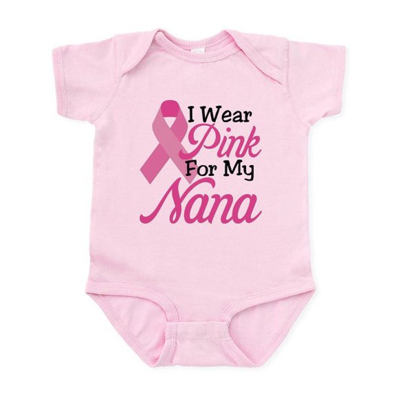 CafePress - Pink For Nana Infant Bodysuit - Baby Light Bodysuit, Size Newborn - 24 Months