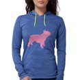 thumbnail image 1 of CafePress - Pink French Bulldog Long Sleeve T Shirt - Womens Hooded Shirt, 1 of 1