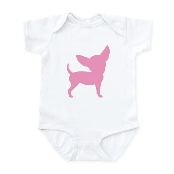CafePress - Pink Funny Cute Chihuahua Infant Bodysuit - Baby Light Bodysuit, Size Newborn - 24 Months