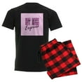 thumbnail image 1 of CafePress - Pink Hot Mess Express Men's Dark Pajamas - Men's Dark Loose Fit Cotton Pajama Set, 1 of 7