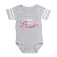 thumbnail image 1 of CafePress - Pink Pirate - Cute Infant Baby Football Bodysuit, 1 of 3