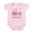 thumbnail image 1 of CafePress - Pink Ribbon Remembering Grandma Infant Bodysuit - Baby Light Bodysuit, Size Newborn - 24 Months, 1 of 4