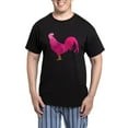 thumbnail image 1 of CafePress - Pink Rooster Men's Dark Pajamas - Men's Dark Loose Fit Cotton Pajama Set, 1 of 7