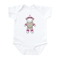 thumbnail image 1 of CafePress - Pink Sock Monkey Infant Bodysuit - Baby Light Bodysuit, Size Newborn - 24 Months, 1 of 4