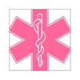 thumbnail image 1 of CafePress - Pink Star Of Life Sticker - Square Sticker 3" x 3", 1 of 1