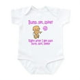 thumbnail image 1 of CafePress - Pink Volleyball Burp, Spit, S Infant Creeper - Baby Light Bodysuit, Size Newborn - 24 Months, 1 of 4