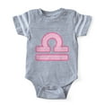 thumbnail image 1 of CafePress - Pink Zodiac Libra - Cute Infant Baby Football Bodysuit, 1 of 3