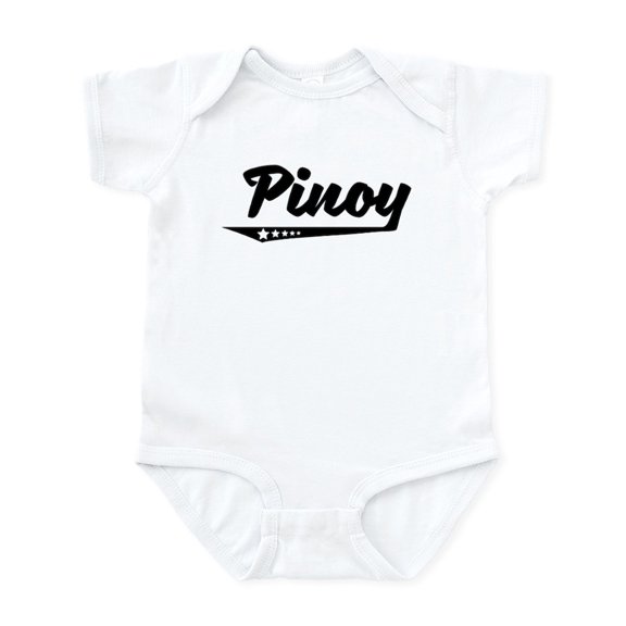 CafePress - Pinoy Retro Logo Body Suit - Baby Light Bodysuit, Size Newborn - 24 Months