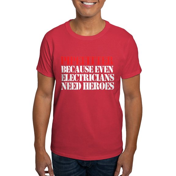 CafePress - Pipefitter Electrician Heroes T Shirt - Men's Classic Graphic Cotton T-Shirt