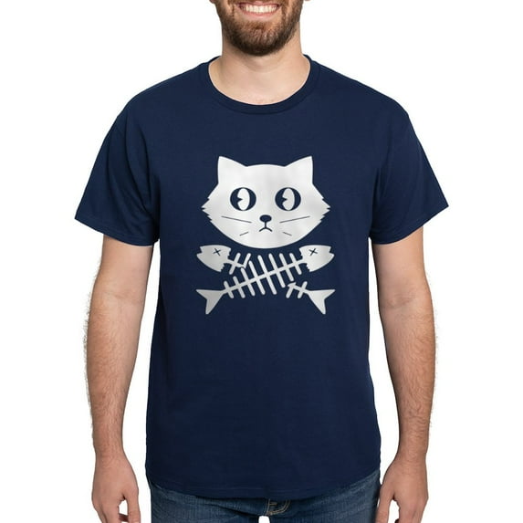 CafePress - Pirate Cat T Shirt - Men's Classic Graphic Cotton T-Shirt