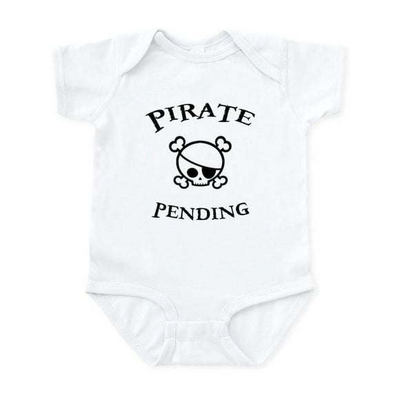 CafePress - Pirate Pending Infant Bodysuit - Baby Light Bodysuit, Size Newborn - 24 Months