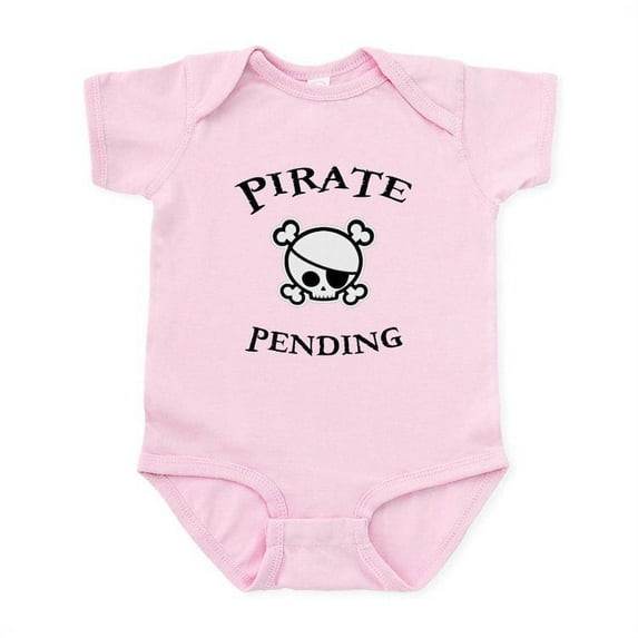 CafePress - Pirate Pending Infant Bodysuit - Baby Light Bodysuit, Size Newborn - 24 Months