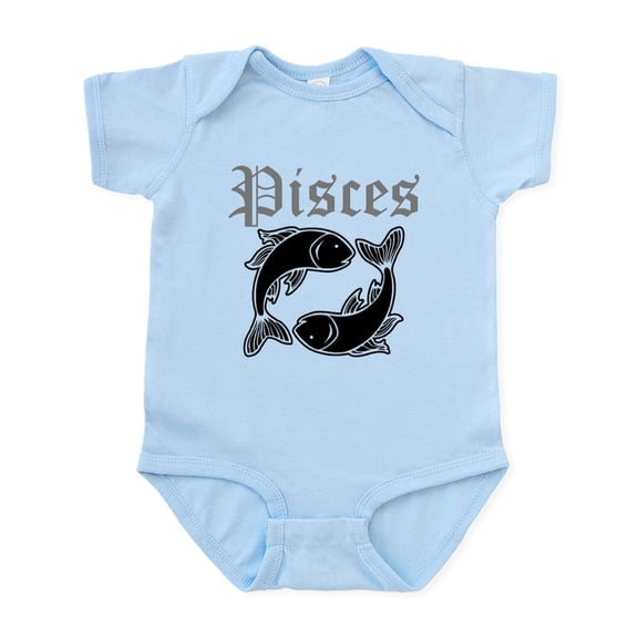 CafePress - Pisces Infant Bodysuit - Baby Light Bodysuit, Size Newborn - 24 Months