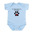 thumbnail image 1 of CafePress - Pit Bull Brother Body Suit - Baby Light Bodysuit, Size Newborn - 24 Months, 1 of 4