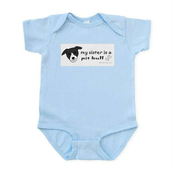CafePress - Pit Bull Gifts Infant Bodysuit - Baby Light Bodysuit, Size Newborn - 24 Months