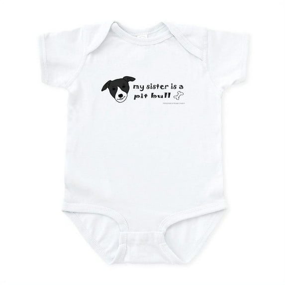 CafePress - Pit Bull Gifts Infant Bodysuit - Baby Light Bodysuit, Size Newborn - 24 Months