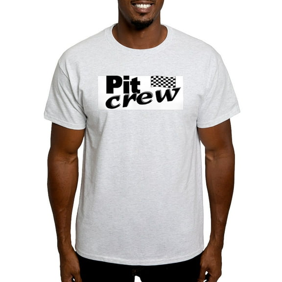 CafePress - Pit Crew Racing Flag Light T Shirt - Men's Classic Graphic T-Shirt