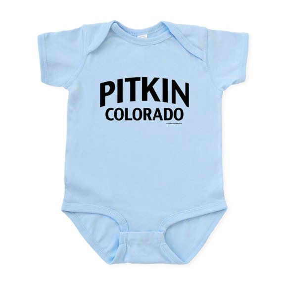 CafePress - Pitkin Colorado Body Suit - Baby Light Bodysuit, Size Newborn - 24 Months