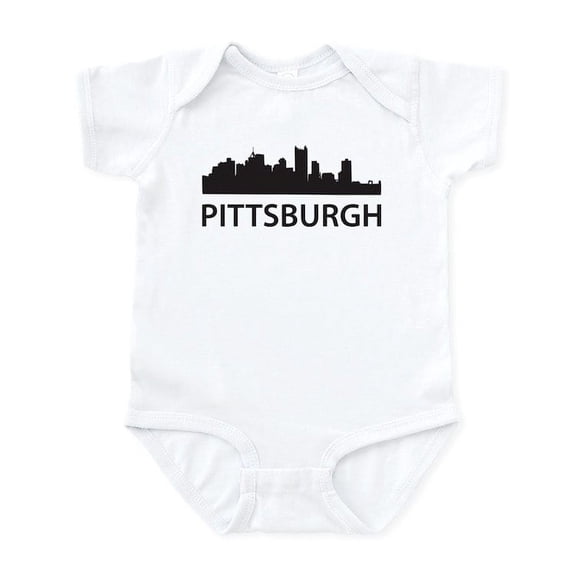 CafePress - Pittsburgh Skyline Infant Bodysuit - Baby Light Bodysuit, Size Newborn - 24 Months