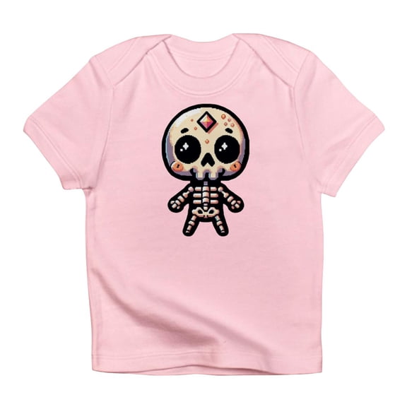 CafePress - Pixel Art Skeleton Infant T Shirt - Infant T-Shirt