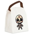 thumbnail image 1 of CafePress - Pixel Skeleton - Canvas Lunch Bag with Strap Handle, 1 of 2