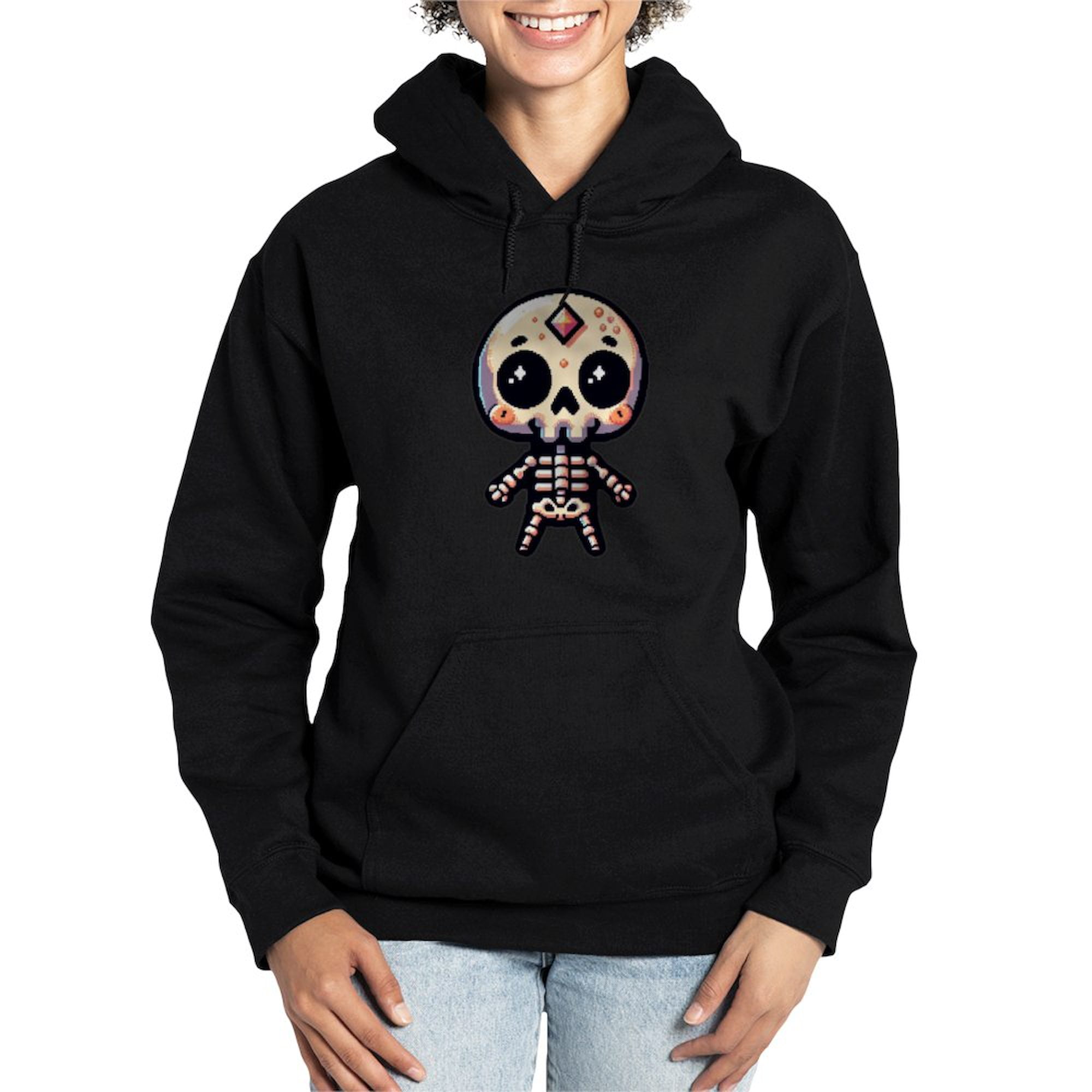 Skeleton pullover hoodie sale