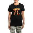 thumbnail image 1 of CafePress - Pizza Pi Women's Dark Pajamas - Women's Short Sleeve Print T-Shirt and Pants Dark Cotton Pajama Set, 1 of 7