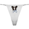 thumbnail image 1 of CafePress - Pkt Papillon Puppy Classic Thong - Women's Novelty Thong Panties Underwear, 1 of 5