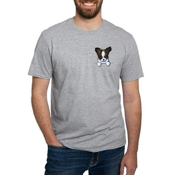 CafePress - Pkt Papillon Puppy Fitted T Shirt - Fitted T-Shirt, Vintage Fit Soft Cotton Tee