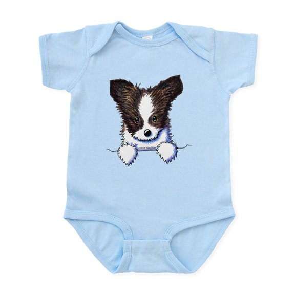 CafePress - Pkt Papillon Puppy Infant Bodysuit - Baby Light Bodysuit, Size Newborn - 24 Months