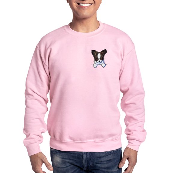 CafePress - Pkt Papillon Puppy Sweatshirt - Crew Neck Sweatshirt