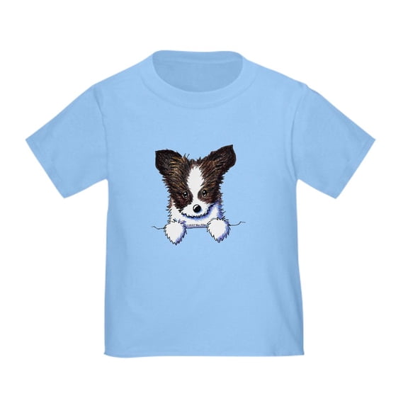 CafePress - Pkt Papillon Puppy Toddler T Shirt - Cute Toddler T-Shirt, 100% Cotton
