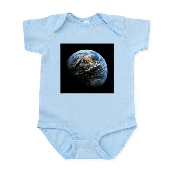 CafePress - Planet Earth Body Suit - Baby Light Bodysuit, Size Newborn - 24 Months