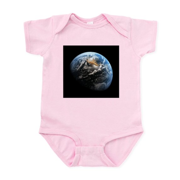 CafePress - Planet Earth Body Suit - Baby Light Bodysuit, Size Newborn - 24 Months