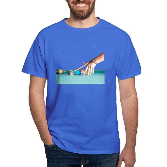 CafePress - Planetary Pool Black T Shirt - Men's Classic Graphic Cotton T-Shirt