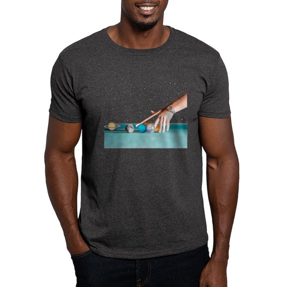 CafePress - Planetary Pool Black T Shirt - Men's Classic Graphic Cotton T-Shirt