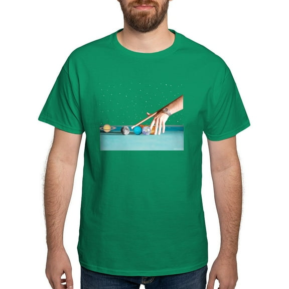 CafePress - Planetary Pool Black T Shirt - Men's Classic Graphic Cotton T-Shirt