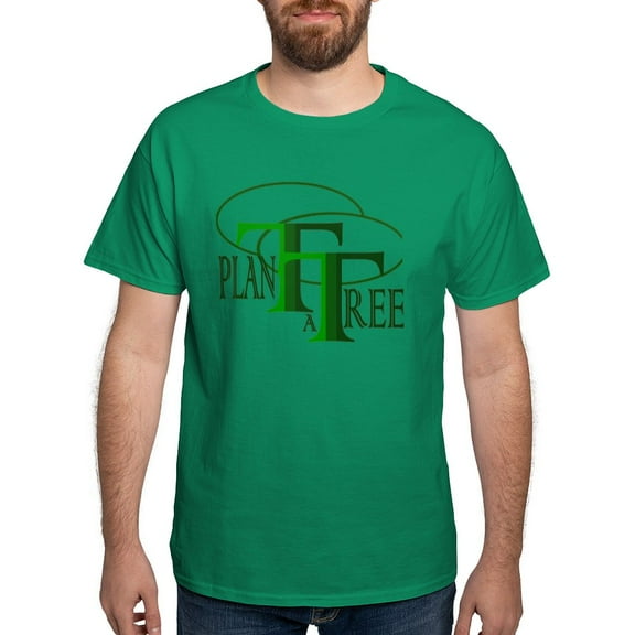 CafePress - Plant A Tree Dark T Shirt - Men's Classic Graphic Cotton T-Shirt