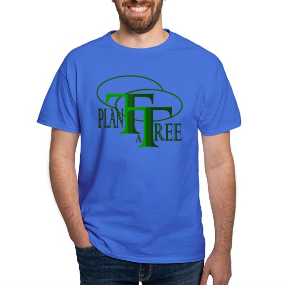 CafePress - Plant A Tree Dark T Shirt - Men's Classic Graphic Cotton T-Shirt