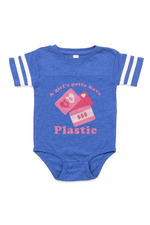 - Plastic_New - Cute Infant Baby Football Bodysuit