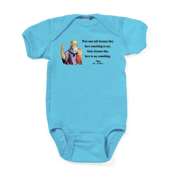 CafePress - Plato 9 - Cute Infant Bodysuit Baby Romper - Size Newborn - 24 Months