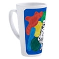 thumbnail image 1 of CafePress - Play Doh Can Splatter - 17 Oz White Ceramic Latte Mug, 1 of 3