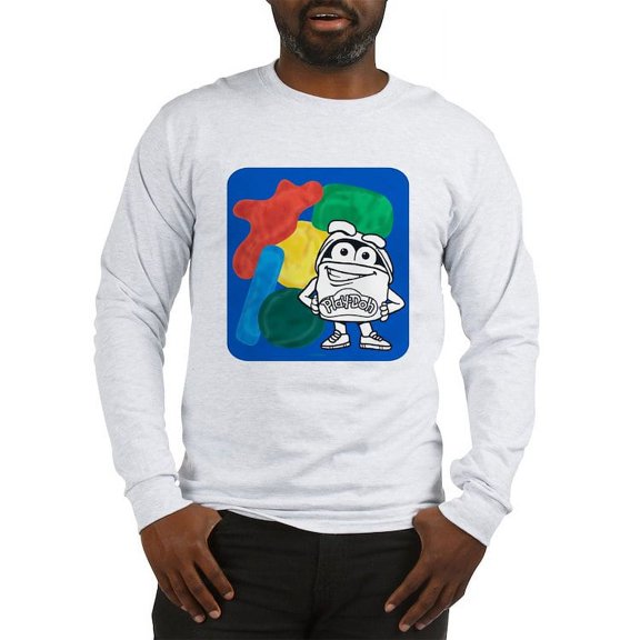 CafePress - Play Doh Can Splatter Long Sleeve T Shirt - Unisex Cotton Long Sleeve T-Shirt
